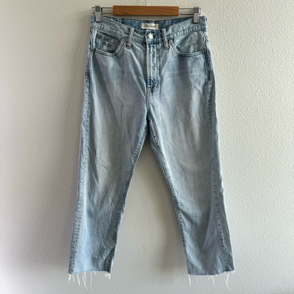 Madewell The Perfect Vintage Jean in Fitzgerald Wash *** CROPPED RAW HEM *** - Picture 2 of 11